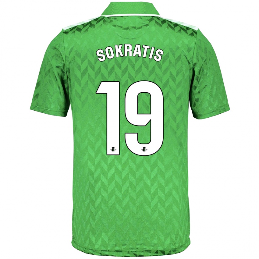 Hombre Camiseta Sokratis Papastathopoulos #19 Verde 2ª Equipación 2023/24 La Camisa Chile