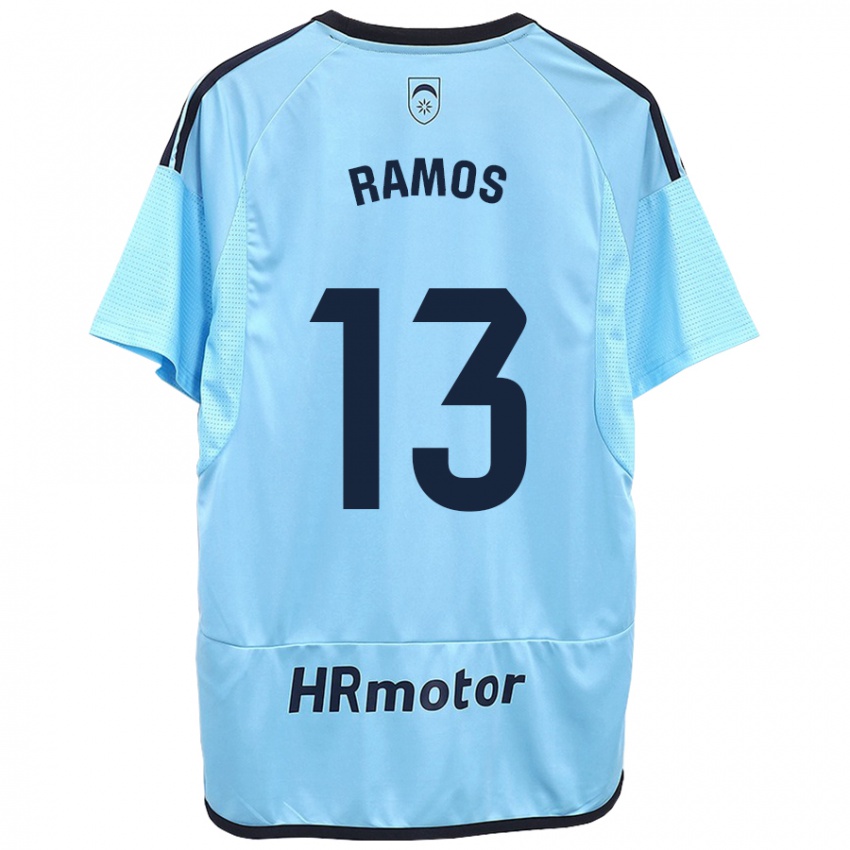 Hombre Camiseta Darío Ramos #13 Azul 2ª Equipación 2023/24 La Camisa Chile