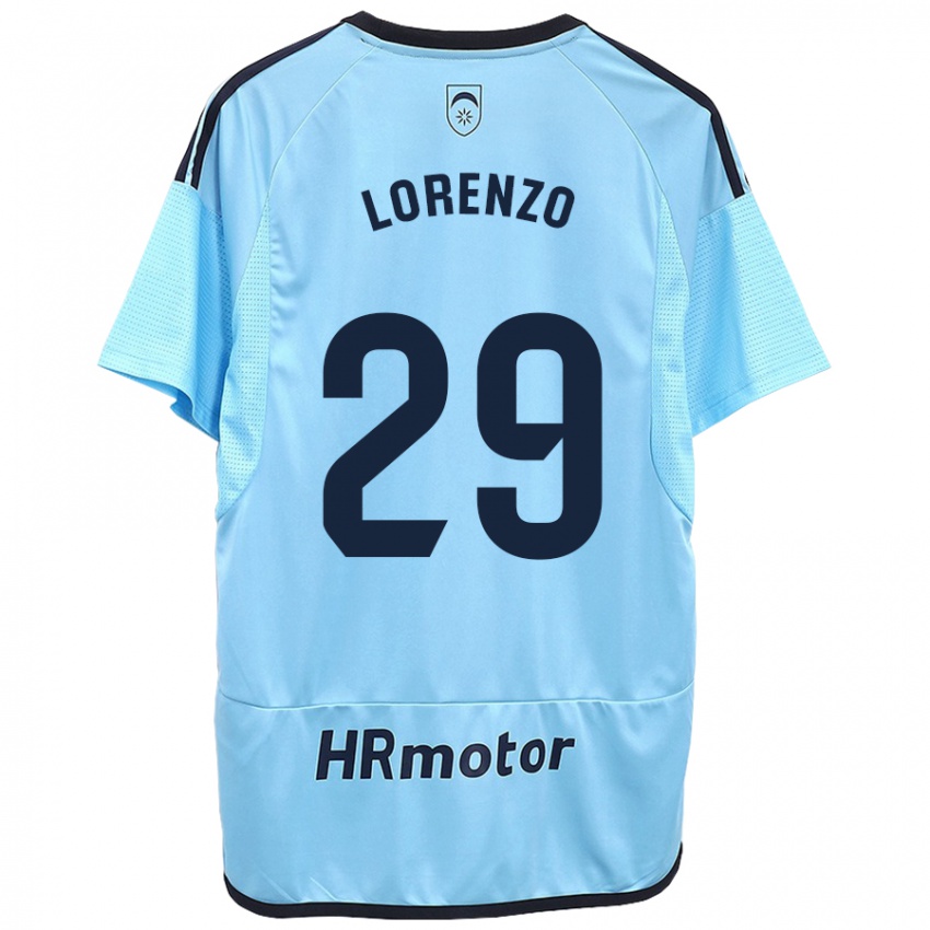 Hombre Camiseta Nowend Lorenzo #29 Azul 2ª Equipación 2023/24 La Camisa Chile