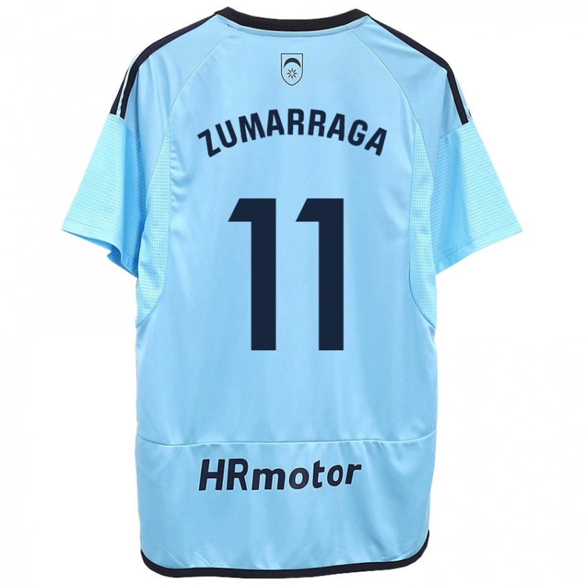 Hombre Camiseta Aitana Zumárraga Garde #11 Azul 2ª Equipación 2023/24 La Camisa Chile