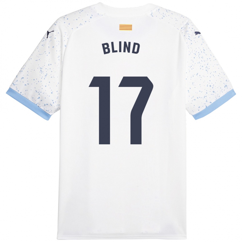 Hombre Camiseta Daley Blind #17 Blanco 2ª Equipación 2023/24 La Camisa Chile