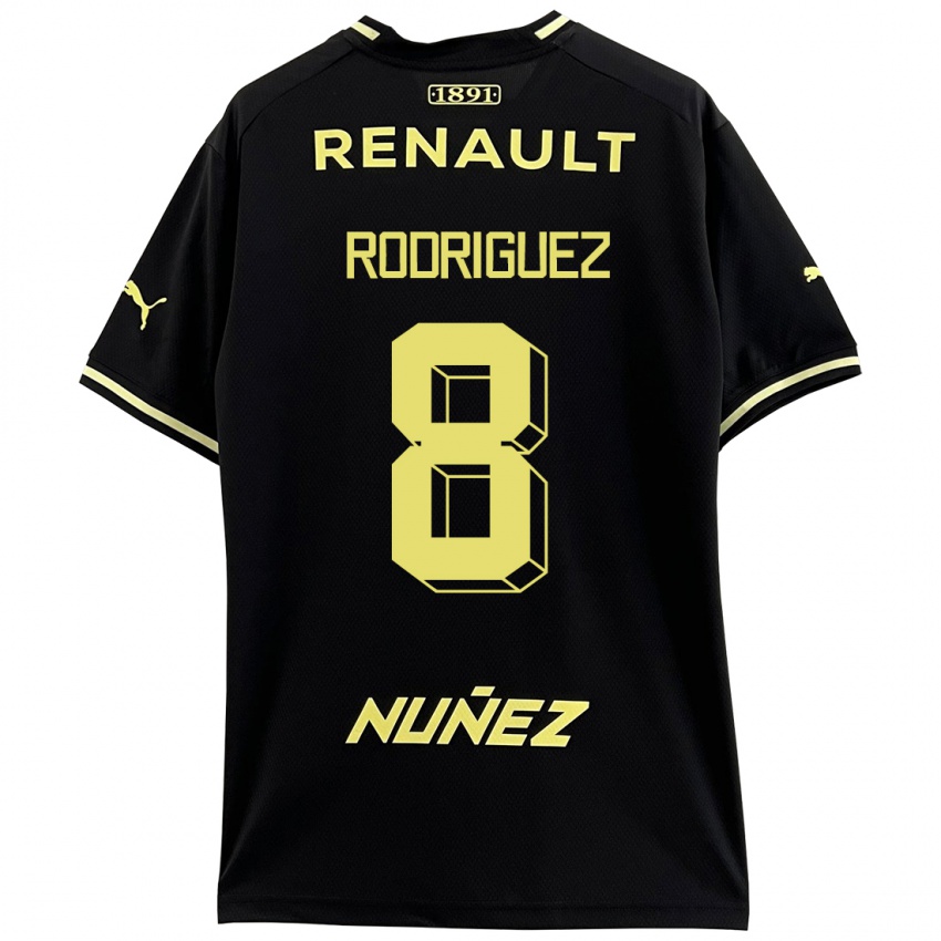 Hombre Camiseta Sebastián Rodríguez #8 Negro 2ª Equipación 2023/24 La Camisa Chile