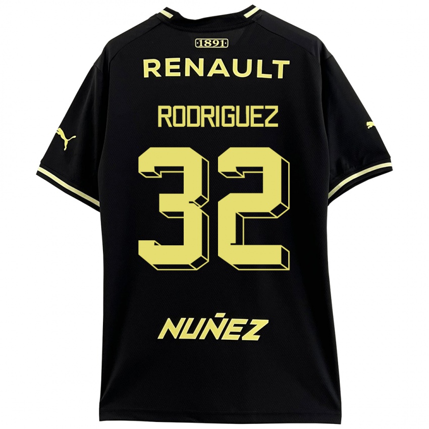 Hombre Camiseta Randall Rodríguez #32 Negro 2ª Equipación 2023/24 La Camisa Chile