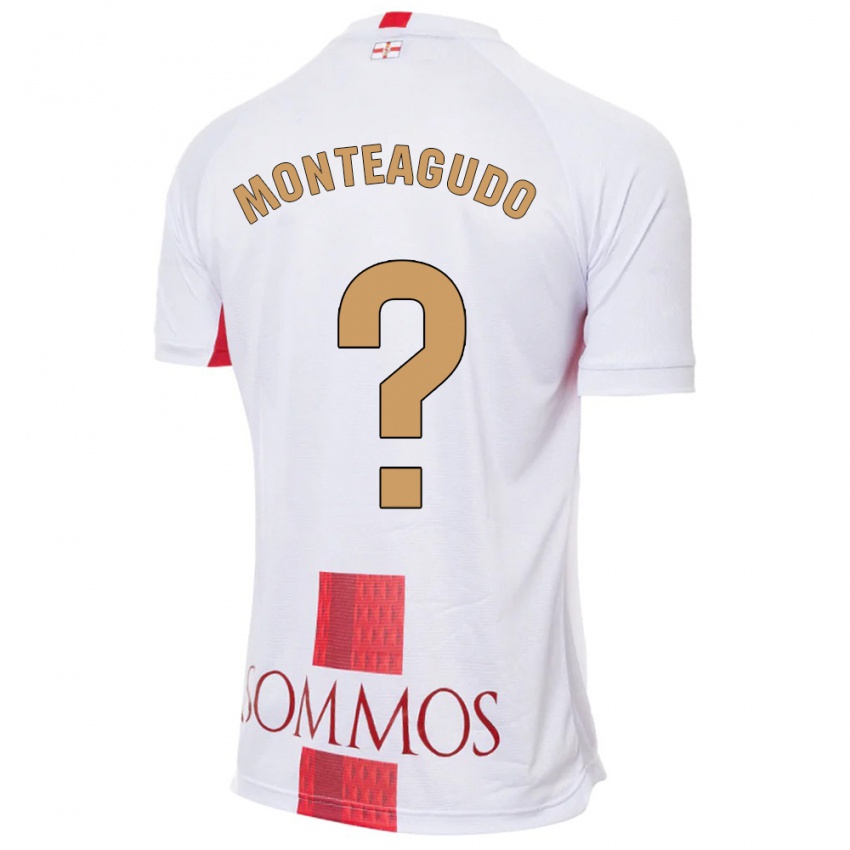 Hombre Camiseta Miguel Monteagudo #0 Blanco 2ª Equipación 2023/24 La Camisa Chile