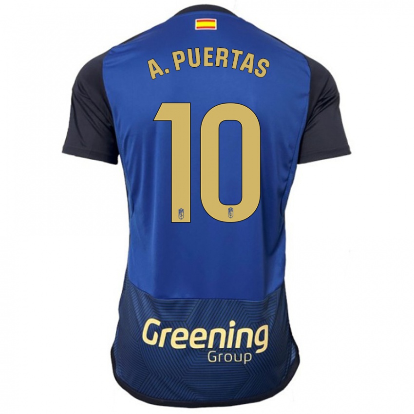Hombre Camiseta Antonio Puertas #10 Armada 2ª Equipación 2023/24 La Camisa Chile
