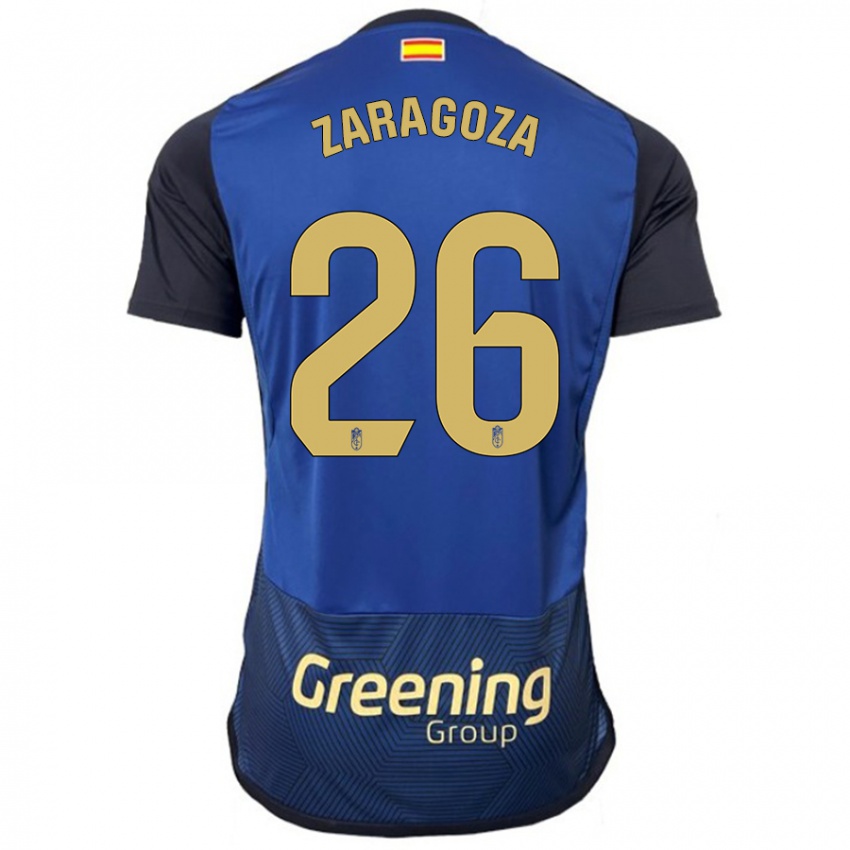 Hombre Camiseta Bryan Zaragoza #26 Armada 2ª Equipación 2023/24 La Camisa Chile