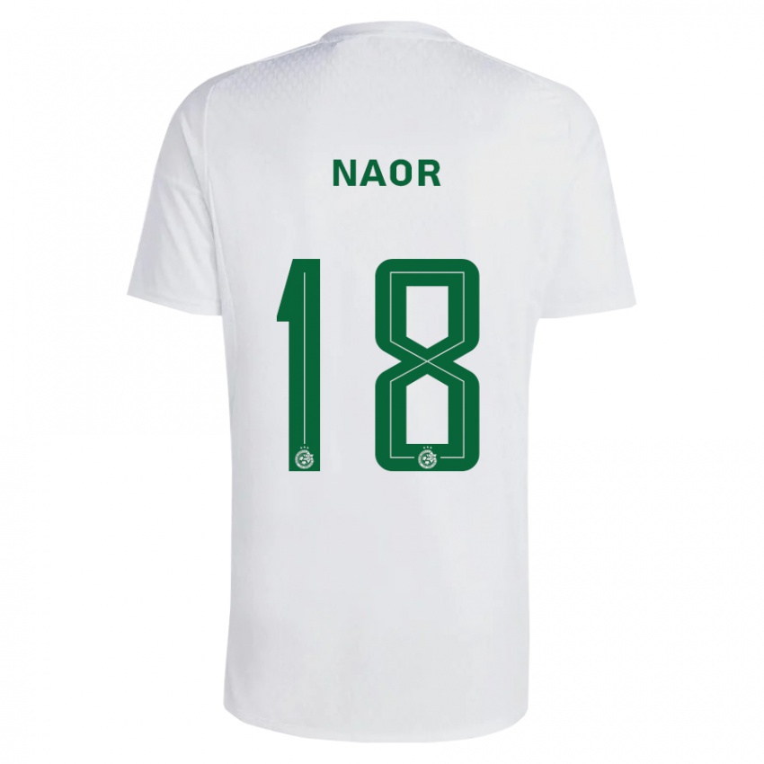 Hombre Camiseta Goni Naor #18 Verde Azul 2ª Equipación 2023/24 La Camisa Chile