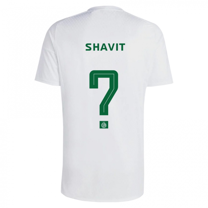 Hombre Camiseta Noam Shavit #0 Verde Azul 2ª Equipación 2023/24 La Camisa Chile