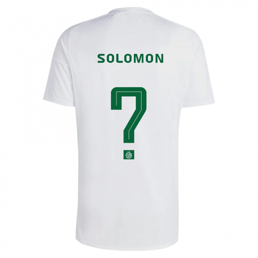 Hombre Camiseta Itay Solomon #0 Verde Azul 2ª Equipación 2023/24 La Camisa Chile