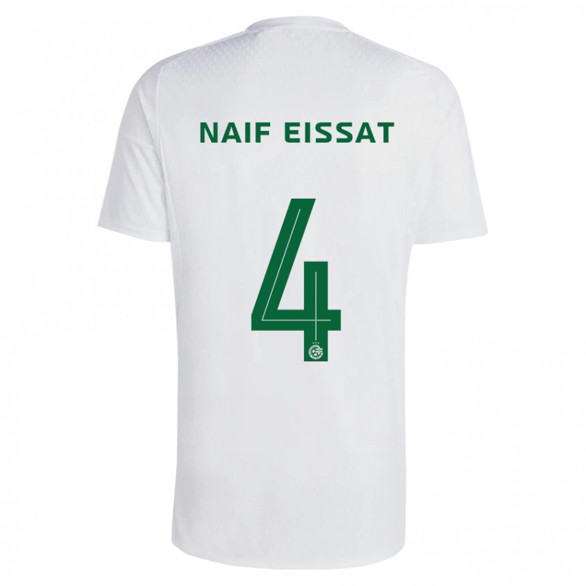 Hombre Camiseta Lisav Naif Eissat #4 Verde Azul 2ª Equipación 2023/24 La Camisa Chile