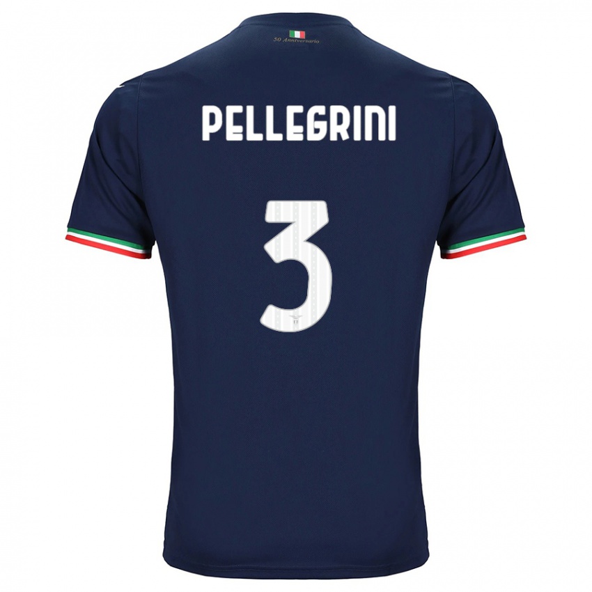 Hombre Camiseta Luca Pellegrini #3 Armada 2ª Equipación 2023/24 La Camisa Chile
