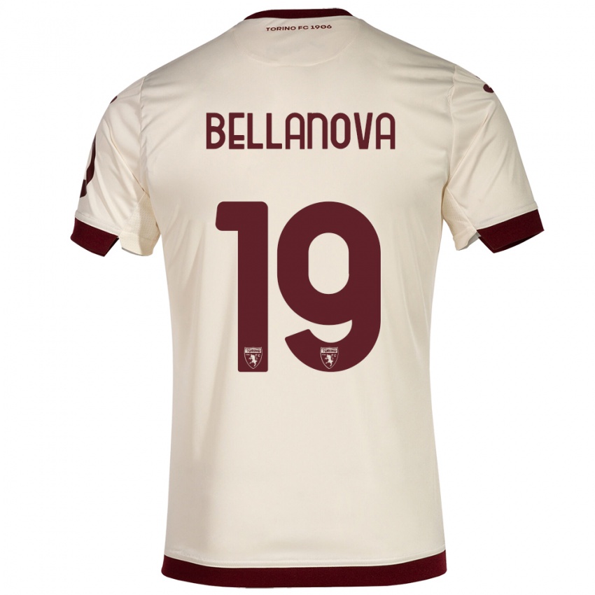 Hombre Camiseta Raoul Bellanova #19 Champán 2ª Equipación 2023/24 La Camisa Chile