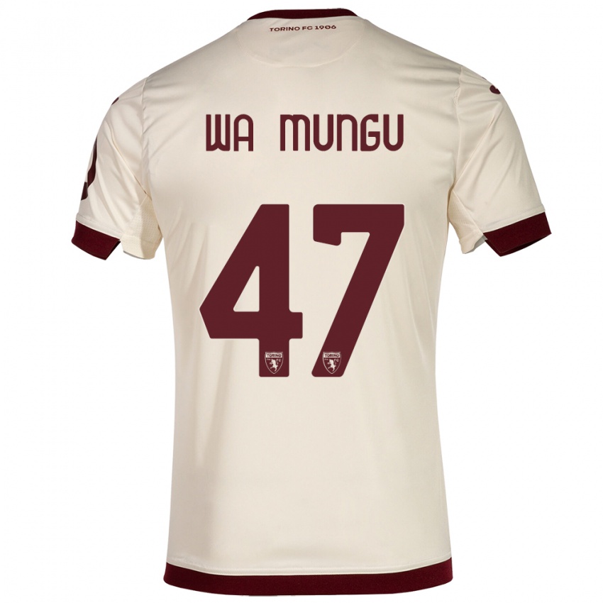 Hombre Camiseta Vimoj Muntu Wa Mungu #47 Champán 2ª Equipación 2023/24 La Camisa Chile