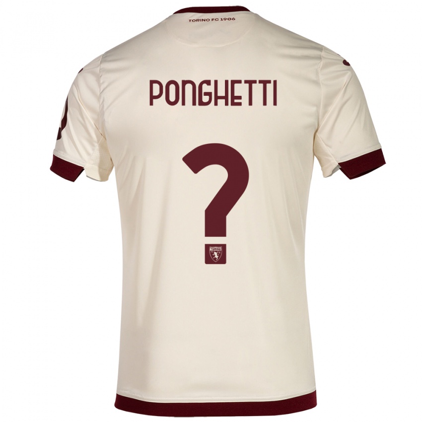 Hombre Camiseta Matteo Ponghetti #0 Champán 2ª Equipación 2023/24 La Camisa Chile