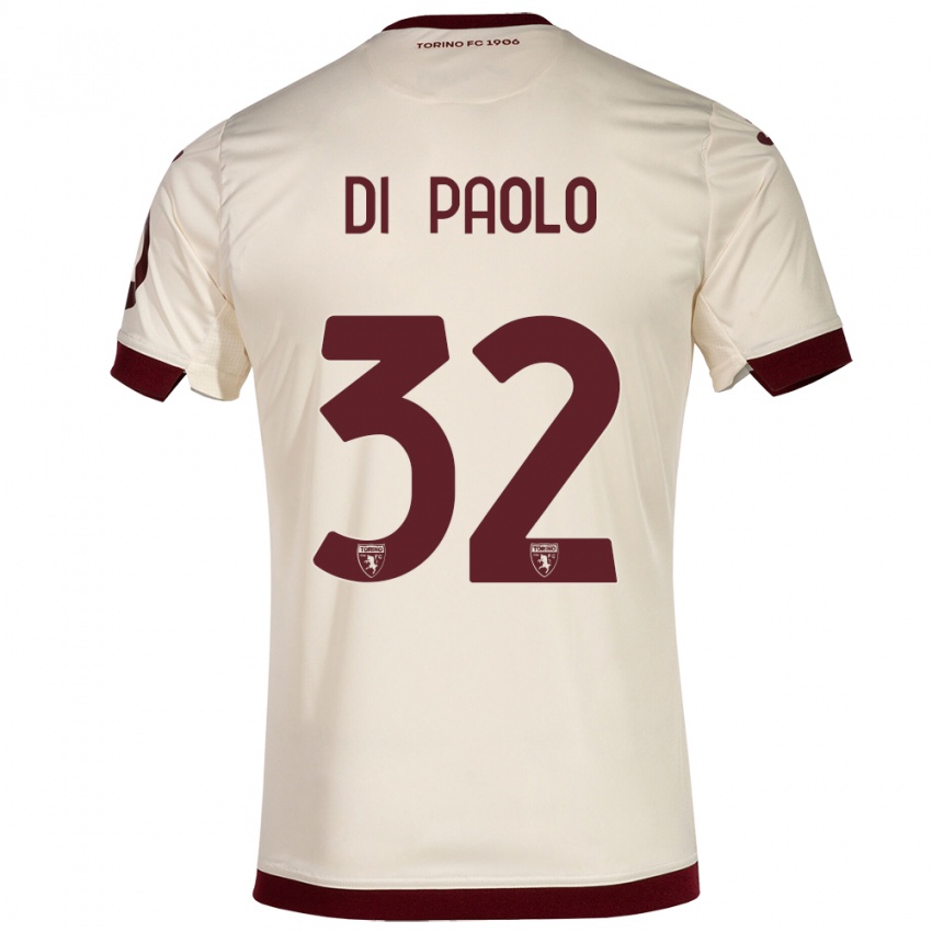 Hombre Camiseta Sebastiano Di Paolo #32 Champán 2ª Equipación 2023/24 La Camisa Chile