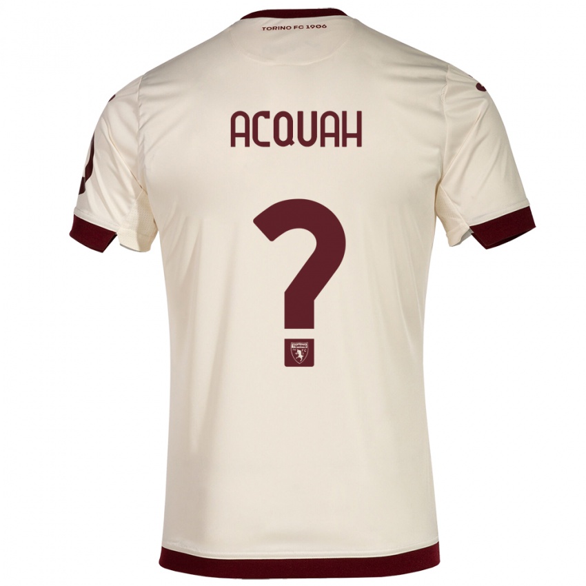 Hombre Camiseta Wisdom Acquah #0 Champán 2ª Equipación 2023/24 La Camisa Chile