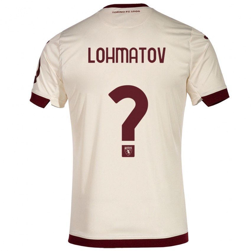 Hombre Camiseta Aleksandr Lohmatov #0 Champán 2ª Equipación 2023/24 La Camisa Chile