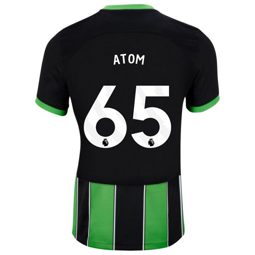 Hombre Camiseta Noel Atom #65 Verde Negro 2ª Equipación 2023/24 La Camisa Chile