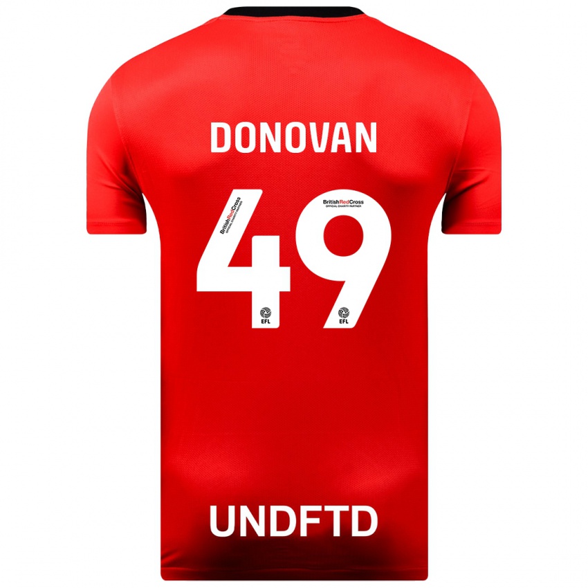 Hombre Camiseta Romelle Donovan #49 Rojo 2ª Equipación 2023/24 La Camisa Chile