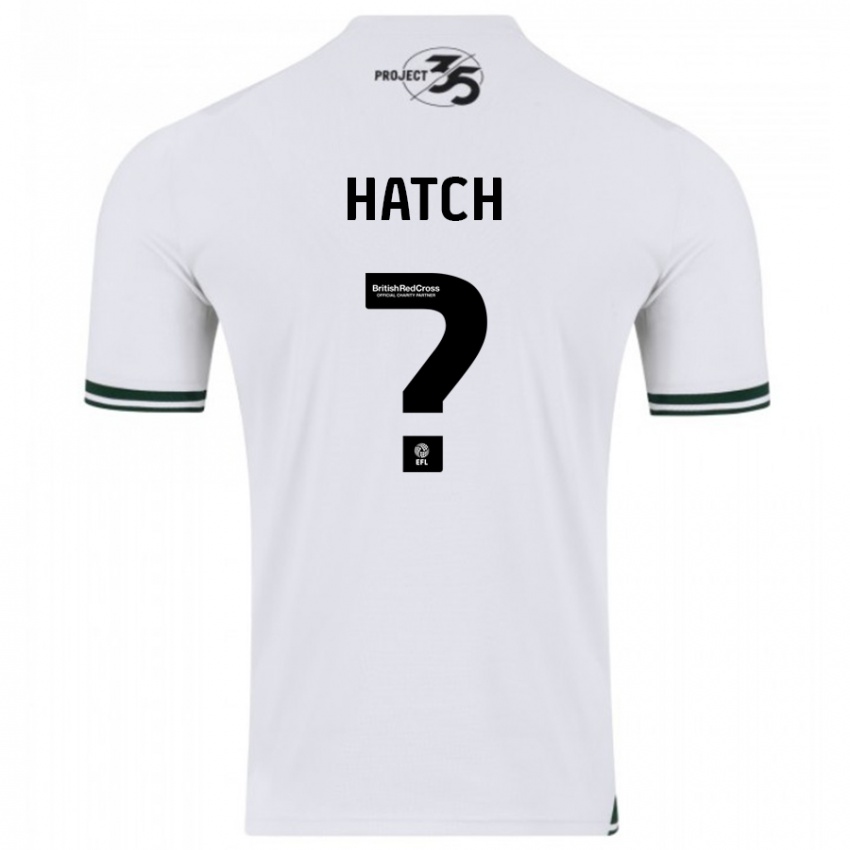 Hombre Camiseta Joseph Hatch #0 Blanco 2ª Equipación 2023/24 La Camisa Chile
