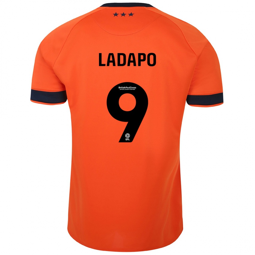 Hombre Camiseta Freddie Ladapo #9 Naranja 2ª Equipación 2023/24 La Camisa Chile