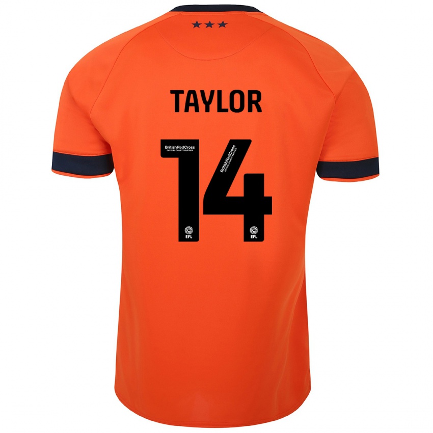 Hombre Camiseta Jack Taylor #14 Naranja 2ª Equipación 2023/24 La Camisa Chile