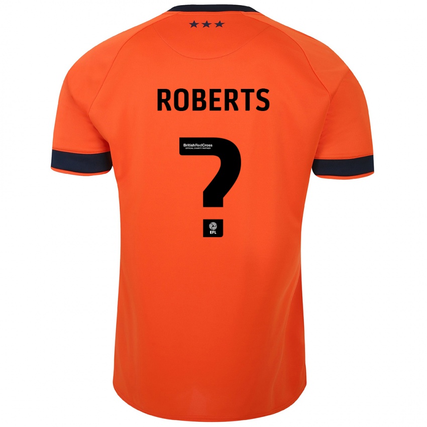 Hombre Camiseta Mathaeus Roberts #0 Naranja 2ª Equipación 2023/24 La Camisa Chile