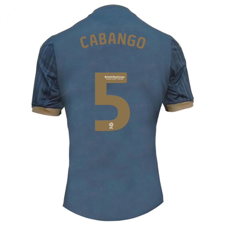 Hombre Camiseta Ben Cabango #5 Verde Azulado Oscuro 2ª Equipación 2023/24 La Camisa Chile