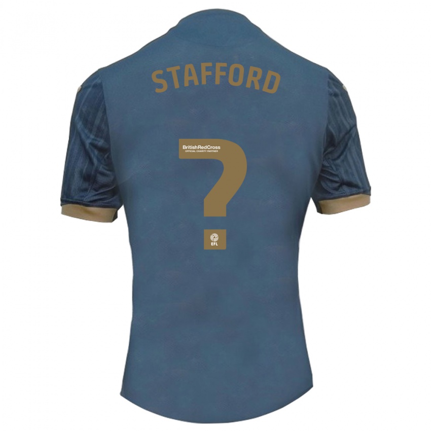 Hombre Camiseta Jack Stafford #0 Verde Azulado Oscuro 2ª Equipación 2023/24 La Camisa Chile