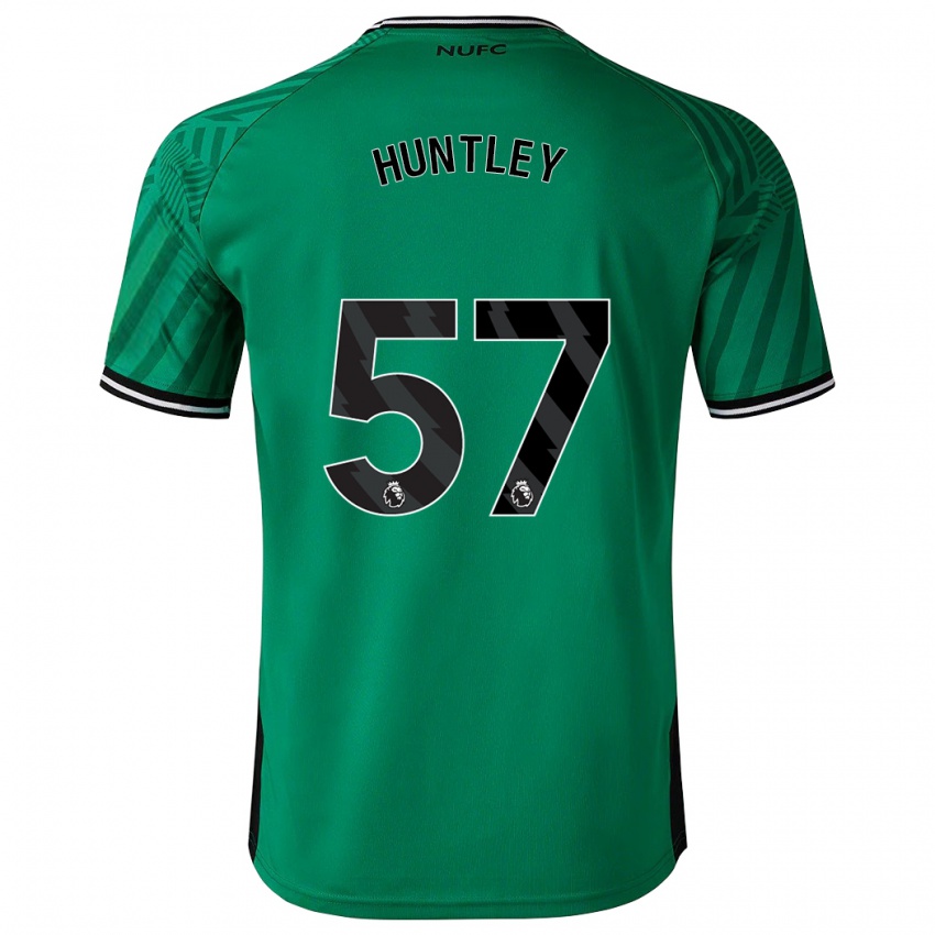 Hombre Camiseta James Huntley #57 Verde 2ª Equipación 2023/24 La Camisa Chile