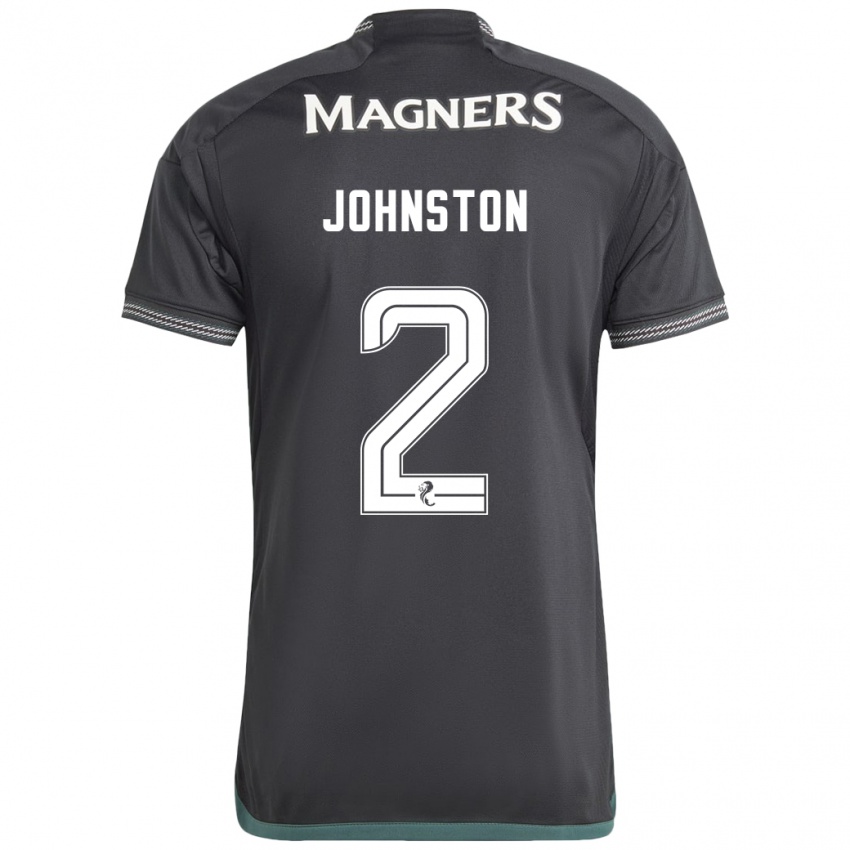 Hombre Camiseta Alistair Johnston #2 Negro 2ª Equipación 2023/24 La Camisa Chile