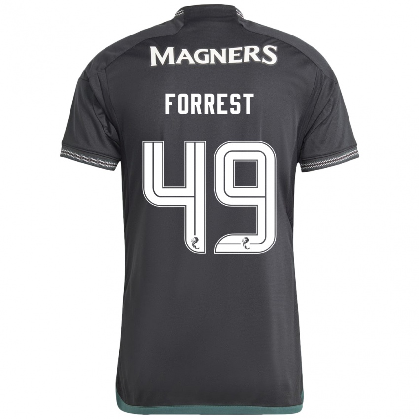 Hombre Camiseta James Forrest #49 Negro 2ª Equipación 2023/24 La Camisa Chile