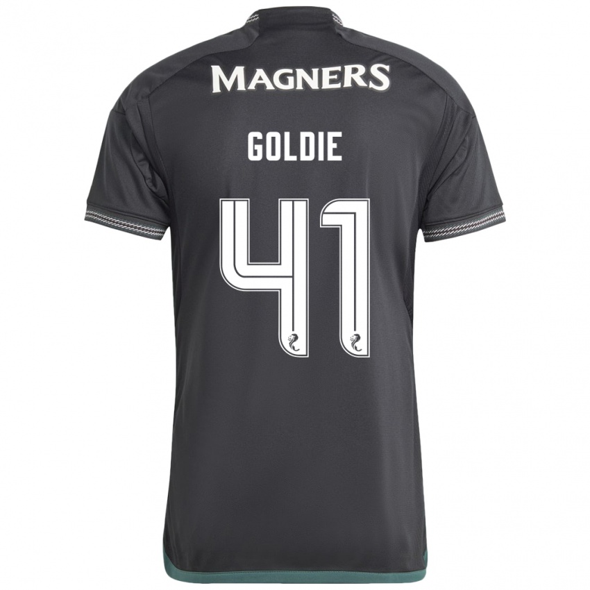 Hombre Camiseta Clare Goldie #41 Negro 2ª Equipación 2023/24 La Camisa Chile