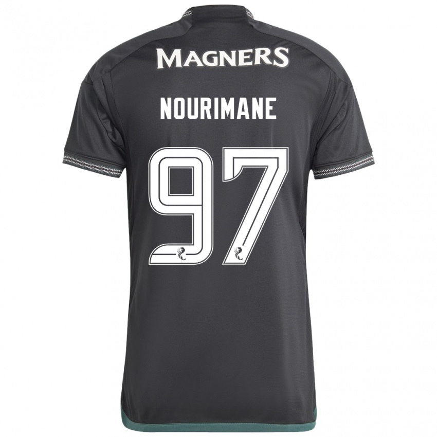 Hombre Camiseta Addi Nourimane #97 Negro 2ª Equipación 2023/24 La Camisa Chile
