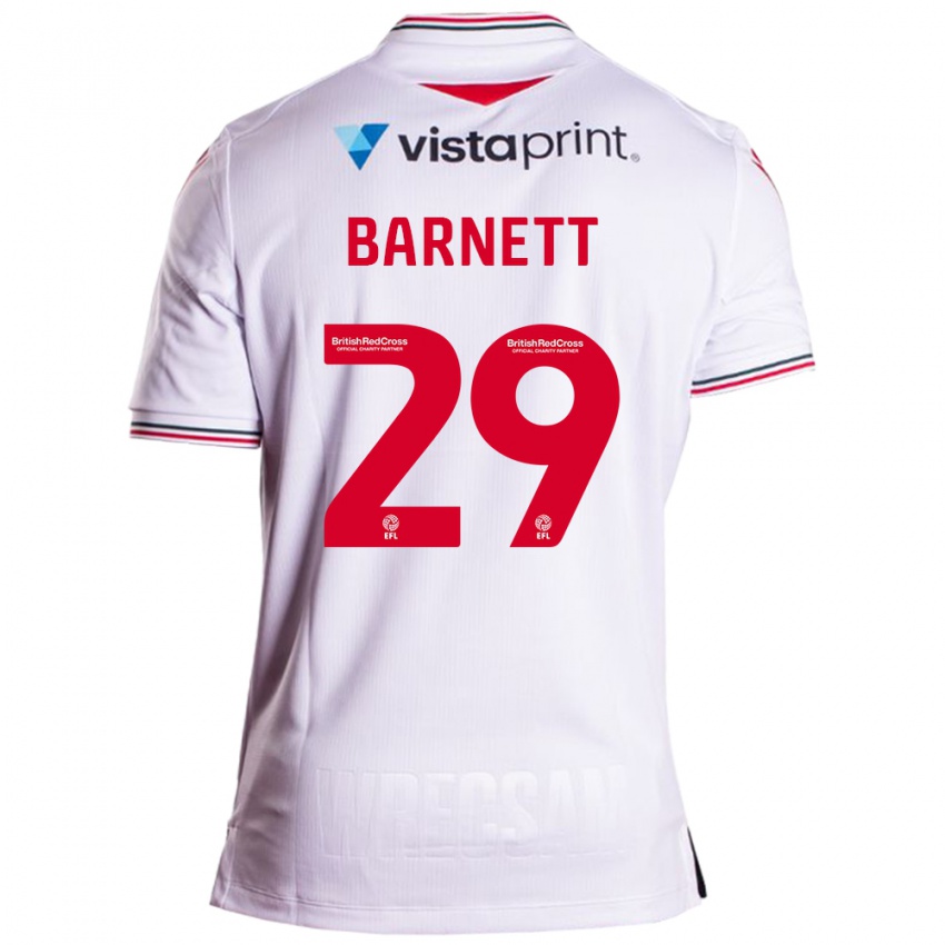 Hombre Camiseta Ryan Barnett #29 Blanco 2ª Equipación 2023/24 La Camisa Chile