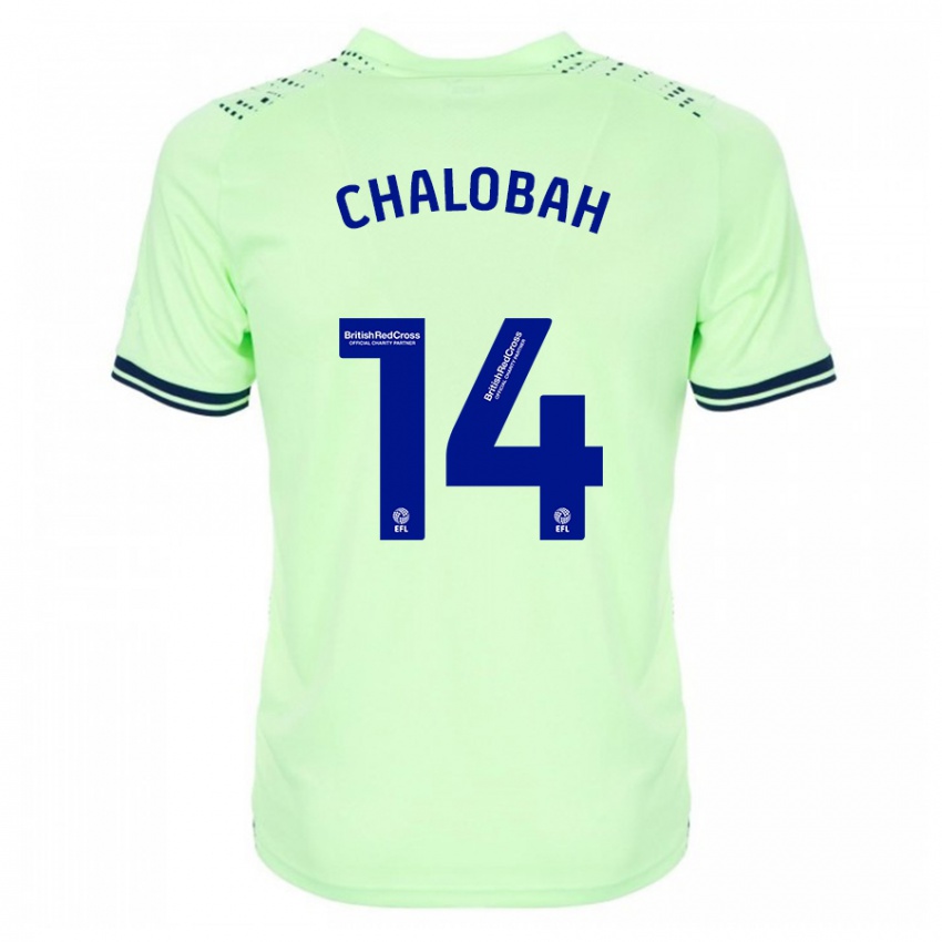 Hombre Camiseta Nathaniel Chalobah #14 Armada 2ª Equipación 2023/24 La Camisa Chile
