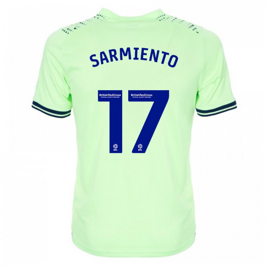 Hombre Camiseta Jeremy Sarmiento #17 Armada 2ª Equipación 2023/24 La Camisa Chile