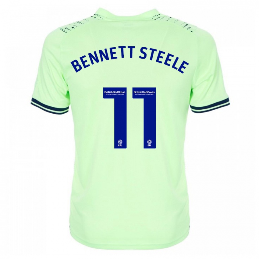 Hombre Camiseta Lizzie Bennett-Steele #11 Armada 2ª Equipación 2023/24 La Camisa Chile