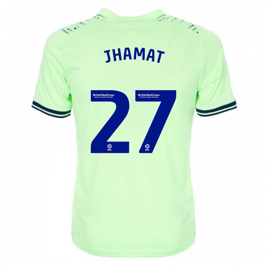 Hombre Camiseta Simran Jhamat #27 Armada 2ª Equipación 2023/24 La Camisa Chile