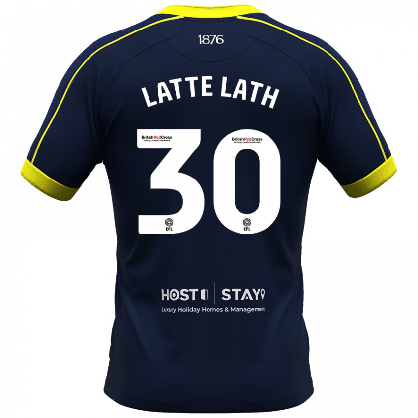 Hombre Camiseta Emmanuel Latte Lath #30 Armada 2ª Equipación 2023/24 La Camisa Chile