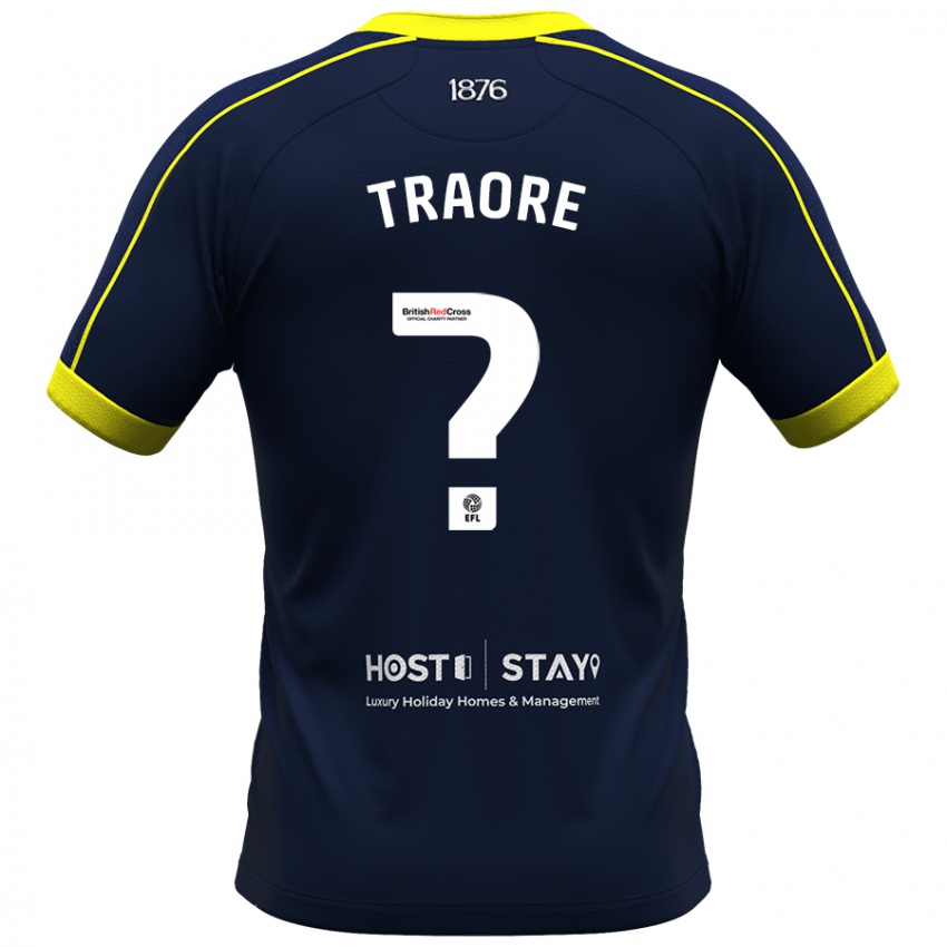 Hombre Camiseta Yacou Traore #0 Armada 2ª Equipación 2023/24 La Camisa Chile