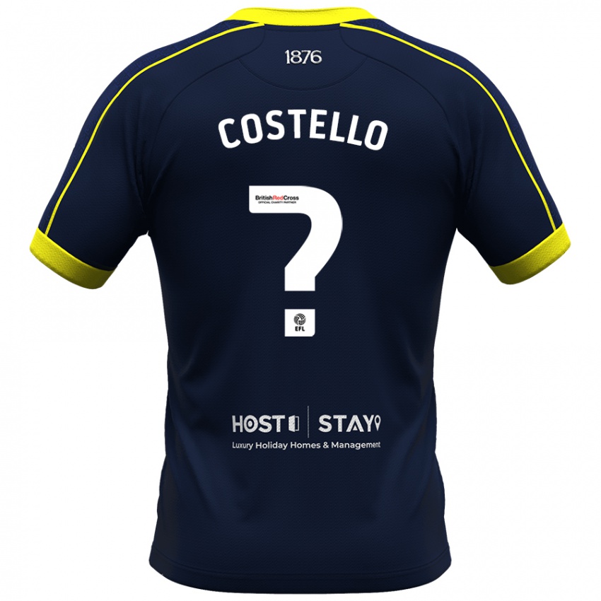 Hombre Camiseta Jd Costello #0 Armada 2ª Equipación 2023/24 La Camisa Chile