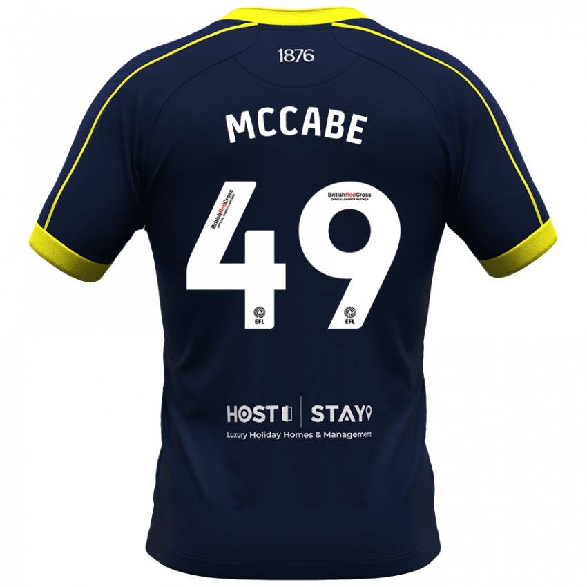 Hombre Camiseta Law Mccabe #49 Armada 2ª Equipación 2023/24 La Camisa Chile