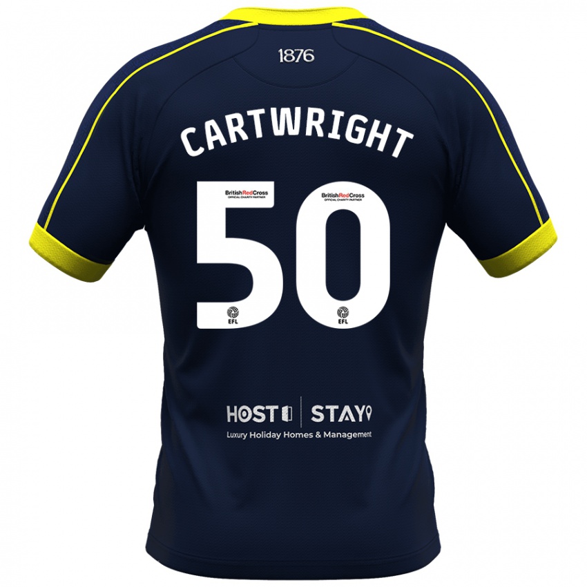 Hombre Camiseta Fin Cartwright #50 Armada 2ª Equipación 2023/24 La Camisa Chile