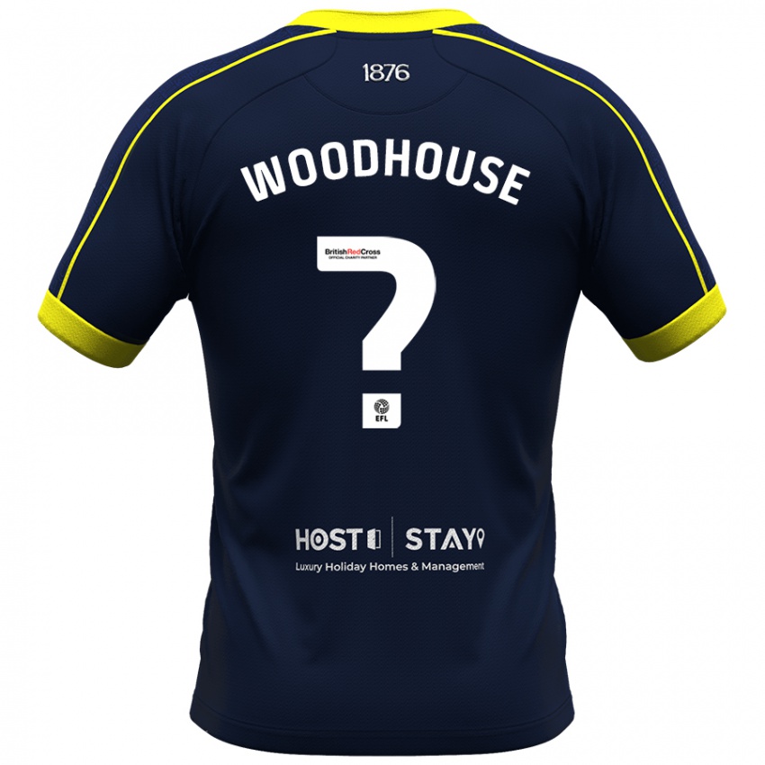 Hombre Camiseta Mccartney Woodhouse #0 Armada 2ª Equipación 2023/24 La Camisa Chile