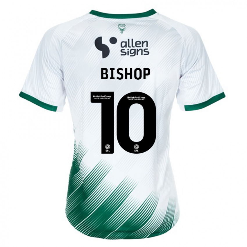 Hombre Camiseta Teddy Bishop #10 Blanco 2ª Equipación 2023/24 La Camisa Chile