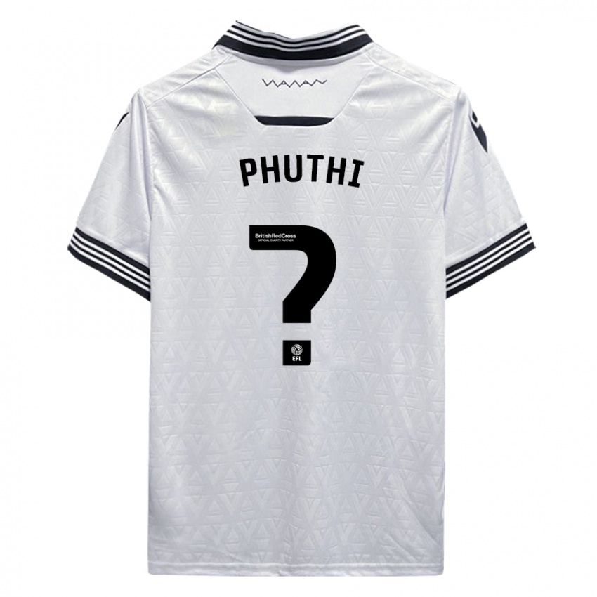Hombre Camiseta Joey Phuthi #0 Blanco 2ª Equipación 2023/24 La Camisa Chile