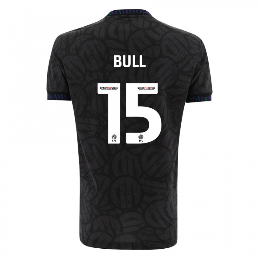 Hombre Camiseta Jasmine Bull #15 Negro 2ª Equipación 2023/24 La Camisa Chile