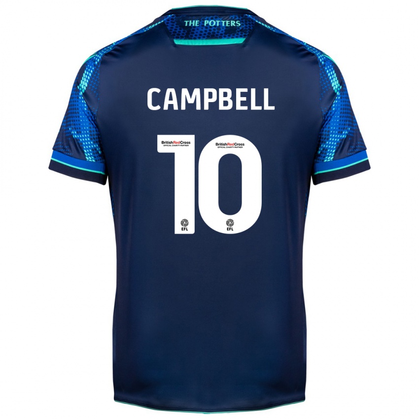 Hombre Camiseta Tyrese Campbell #10 Armada 2ª Equipación 2023/24 La Camisa Chile