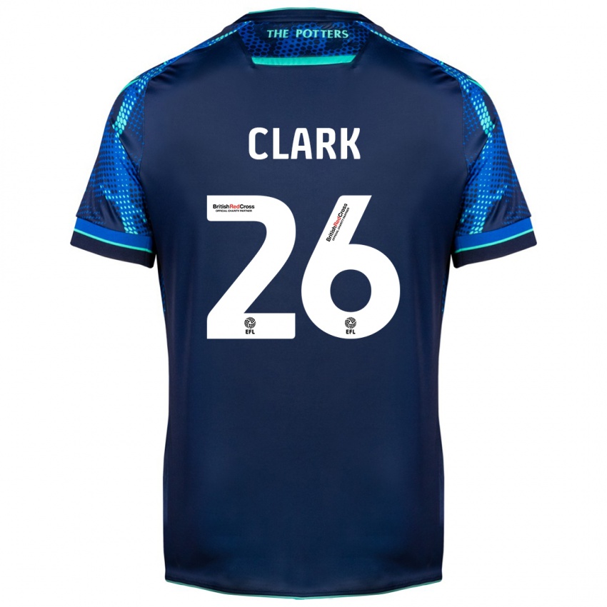 Hombre Camiseta Ciaran Clark #26 Armada 2ª Equipación 2023/24 La Camisa Chile